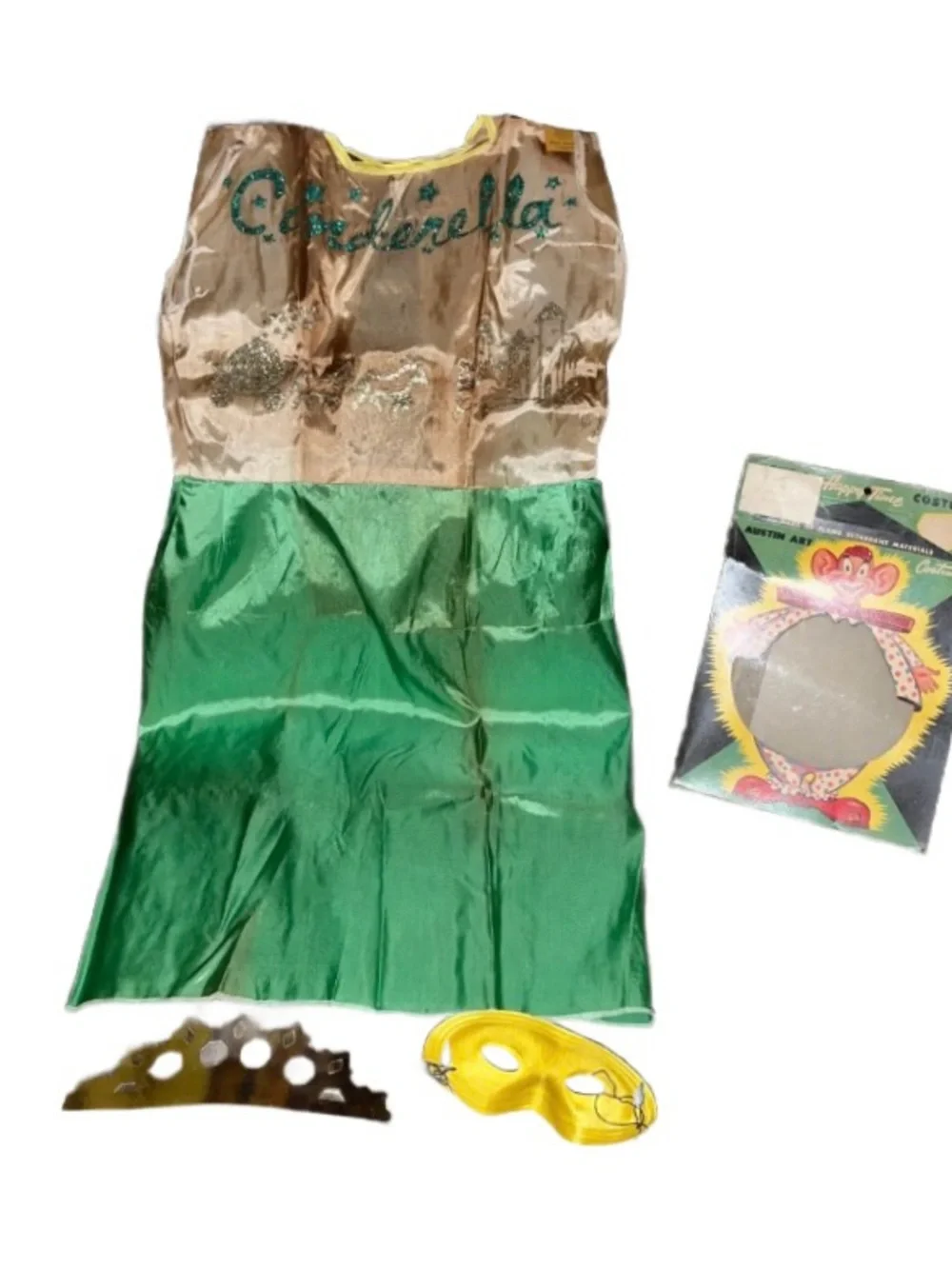 Austin Art Happy Time Cinderella Costume ~ Girl Large ~ Vintage (60’s) ~ W/ Box